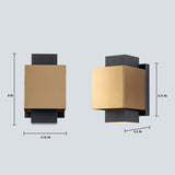 8-inch LED Outdoor Wall Sconce