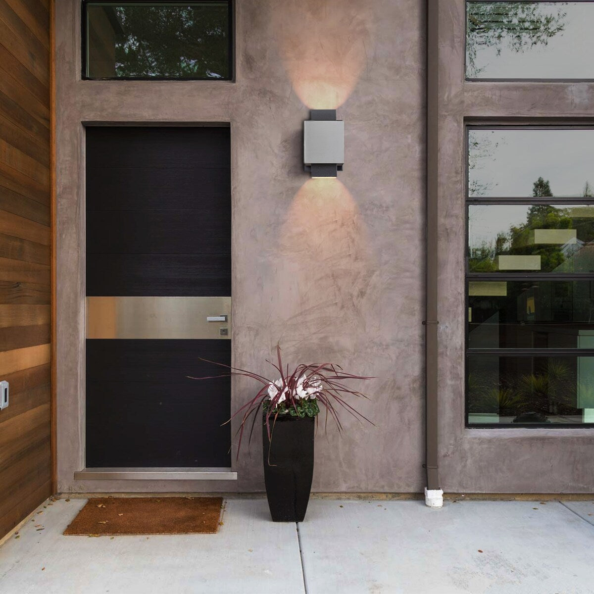 8-inch LED Outdoor Wall Sconce