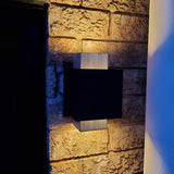 8-inch LED Outdoor Wall Sconce