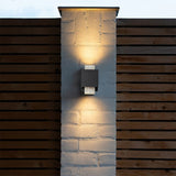 8-inch LED Outdoor Wall Sconce