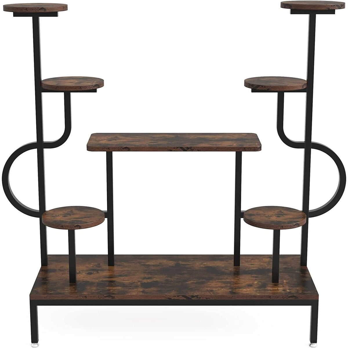 8-tier Metal Plant Stand Large Tall for Garden Balcony Patio