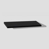 Porch & Den Hilton Head Black Slim Floating Shelves (Set of 2)