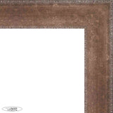 8.5x11 Distressed/Aged Antique Silver Complete Wood Picture or Document Frame with UV Acrylic, Foam Board Backing, & Har