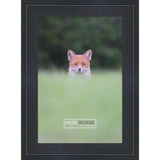 8.5x14 Contemporary Black Complete Wood Picture Frame with UV Acrylic, Foam Board Backing, & Hardware