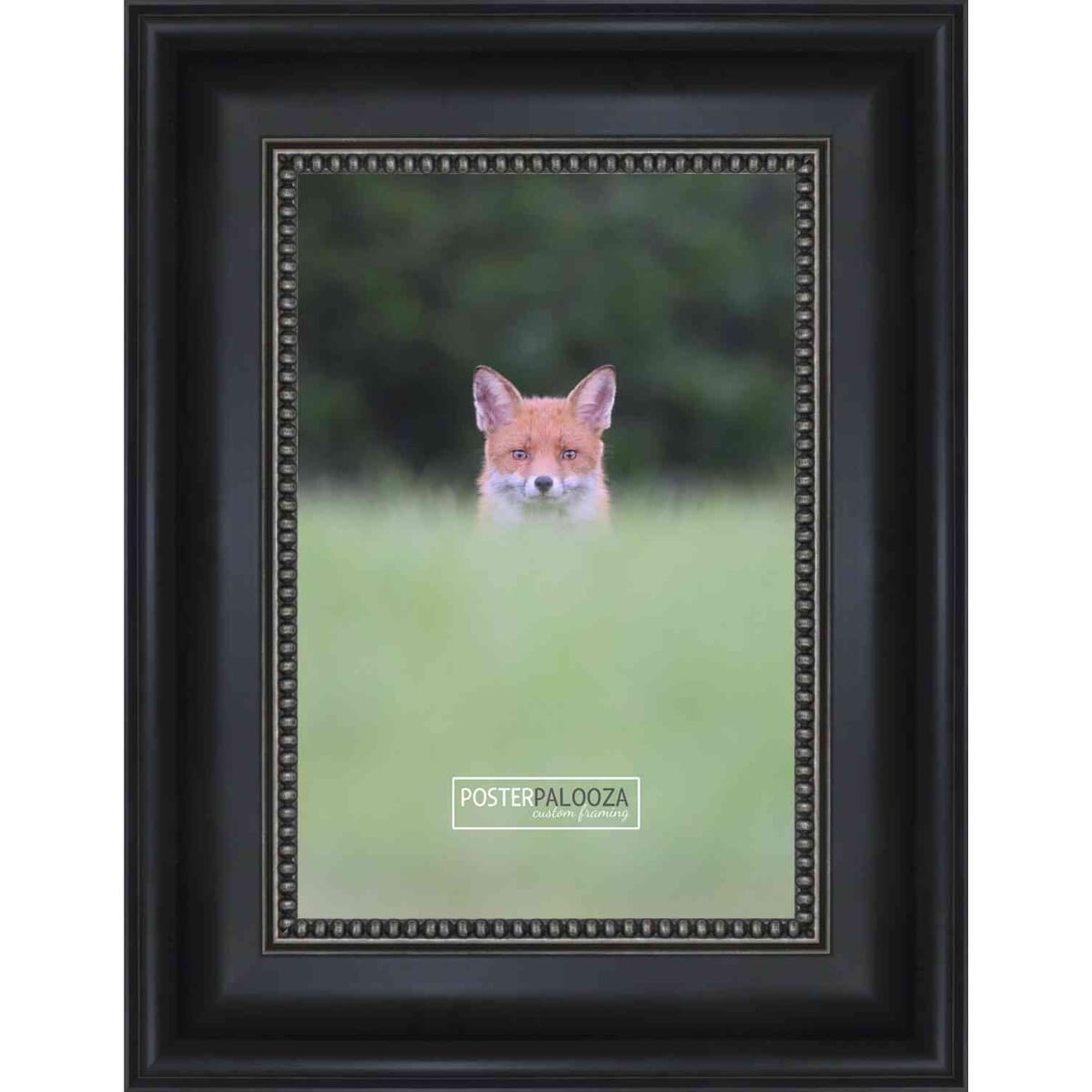 8.5x14 Traditional Black Complete Wood Picture Frame with UV Acrylic, Foam Board Backing, & Hardware