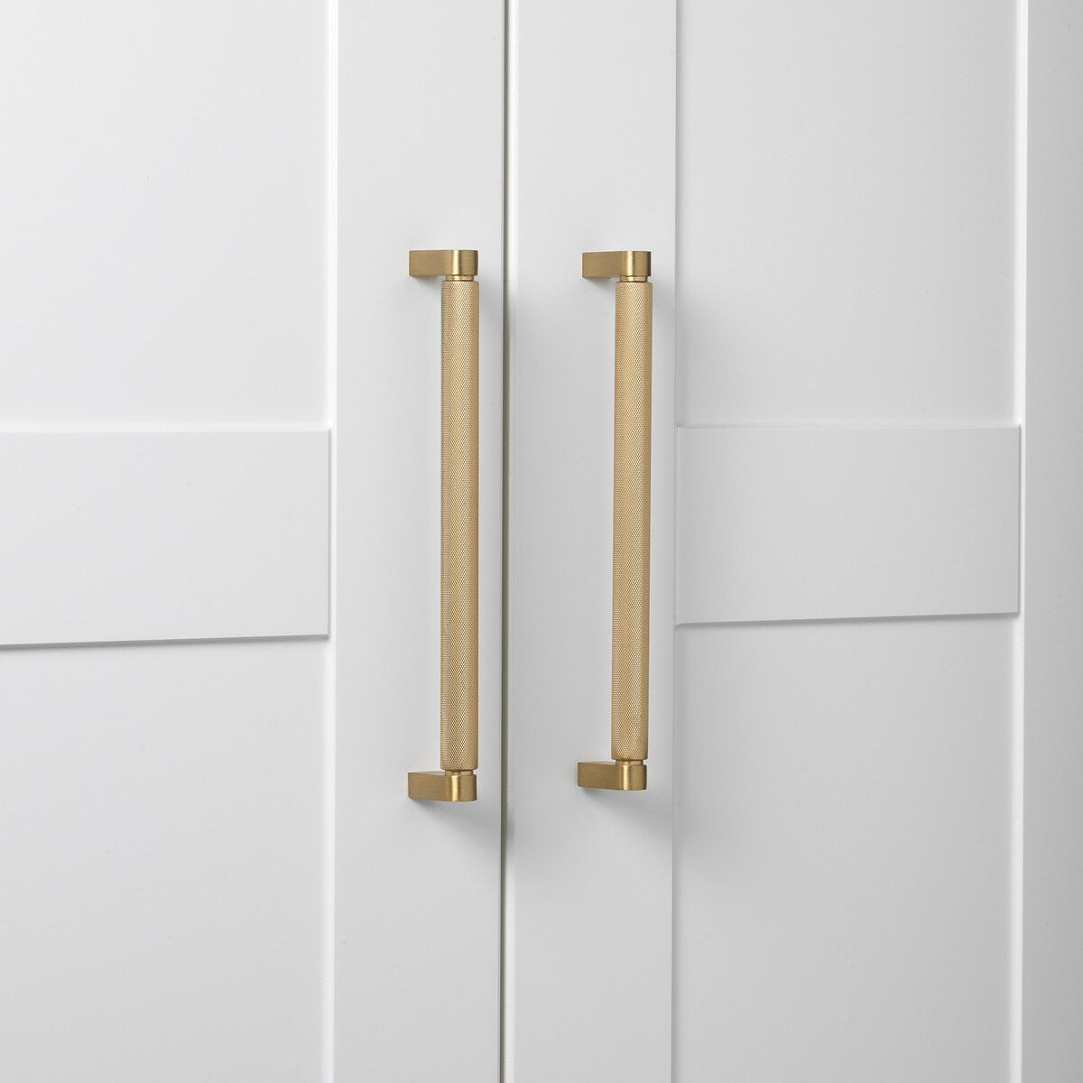 8.75 In. Center Knurled Bar Pull Cabinet Hardware Handle (5 Pack)