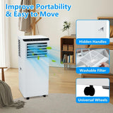 8000 Btus Air Conditioner with Cooling, Dehumidifier, Fan & Sleep Modes - N/A