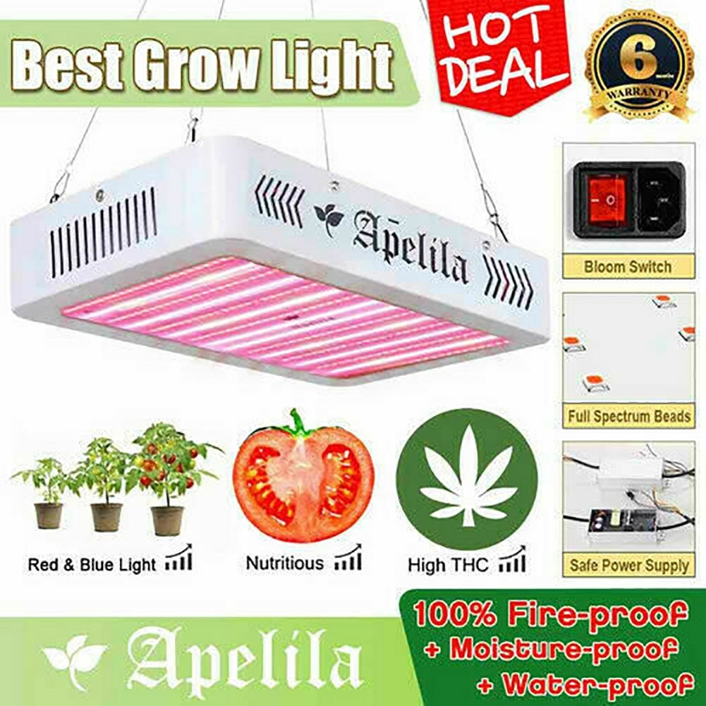 8000W Led Grow Light Panel Pro Full Spectrum For Indoor Plant Flower -