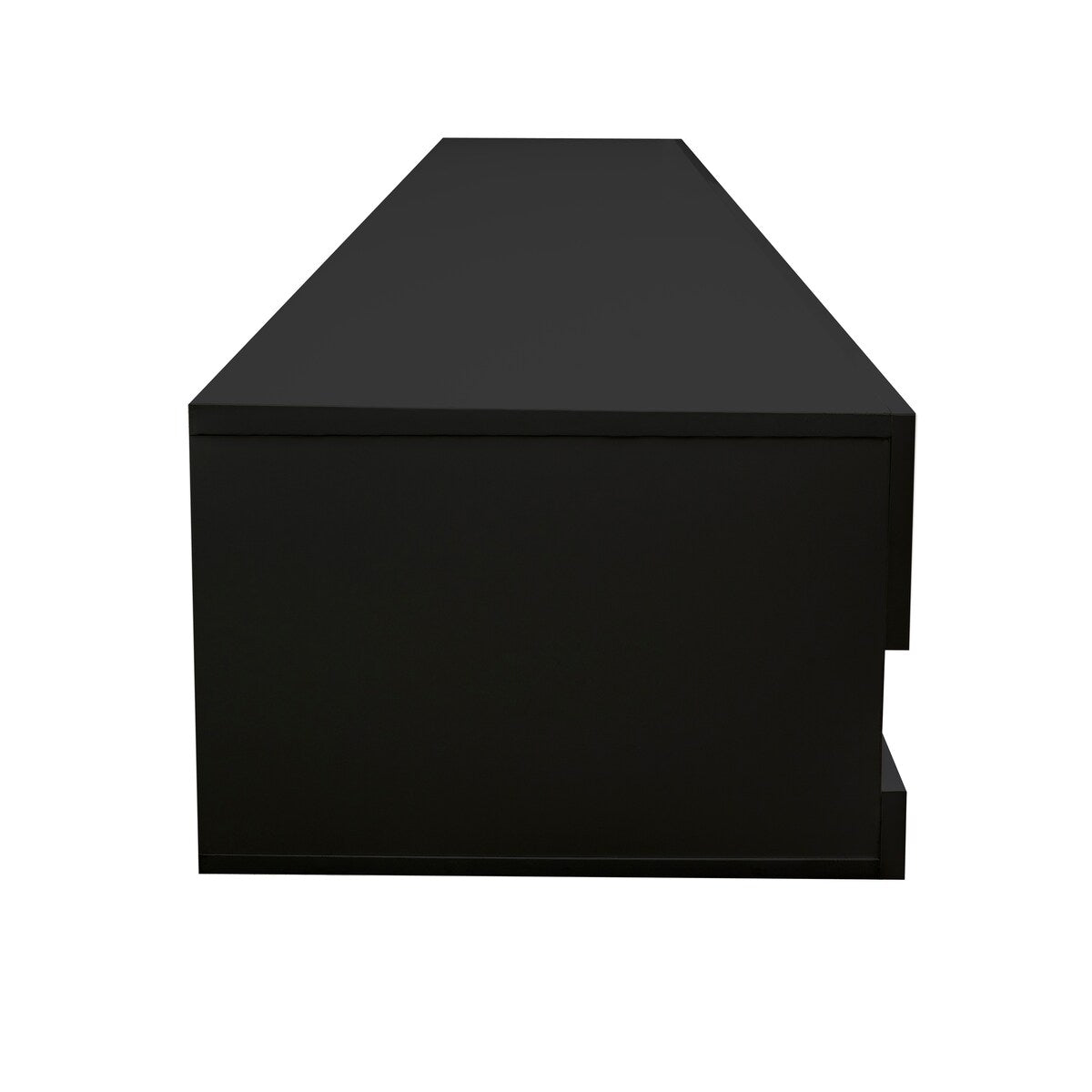 80'' High Gloss Wall Mount TV Cabinet Floating TV Stand with 2 Separate Storage&RGB LED Entertainment Center