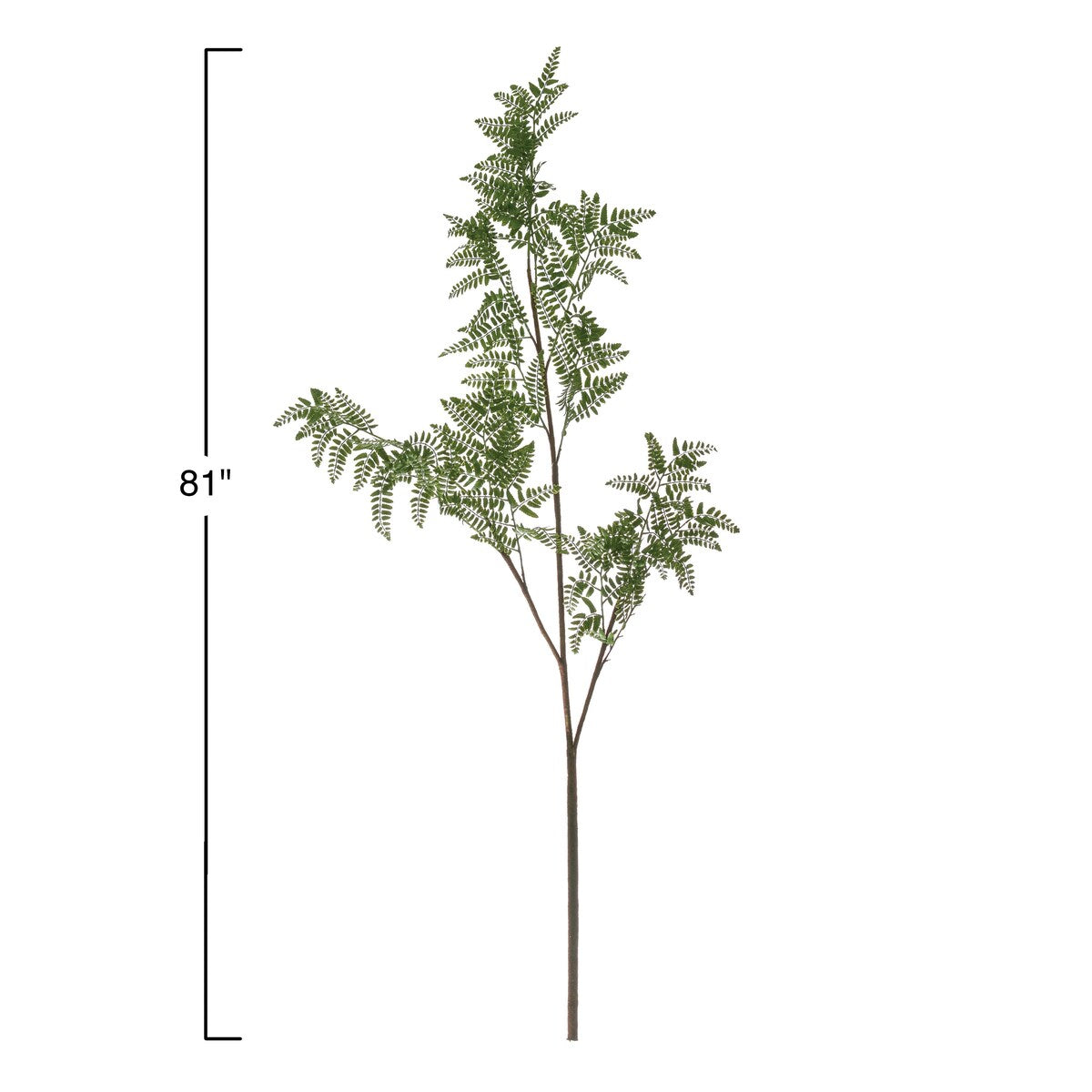 81"H Faux Fern Stem