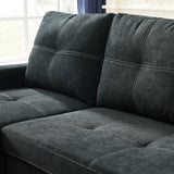 82" Reversible Sectional Couch Sleeper Pull out Sofa Bed with Chaise