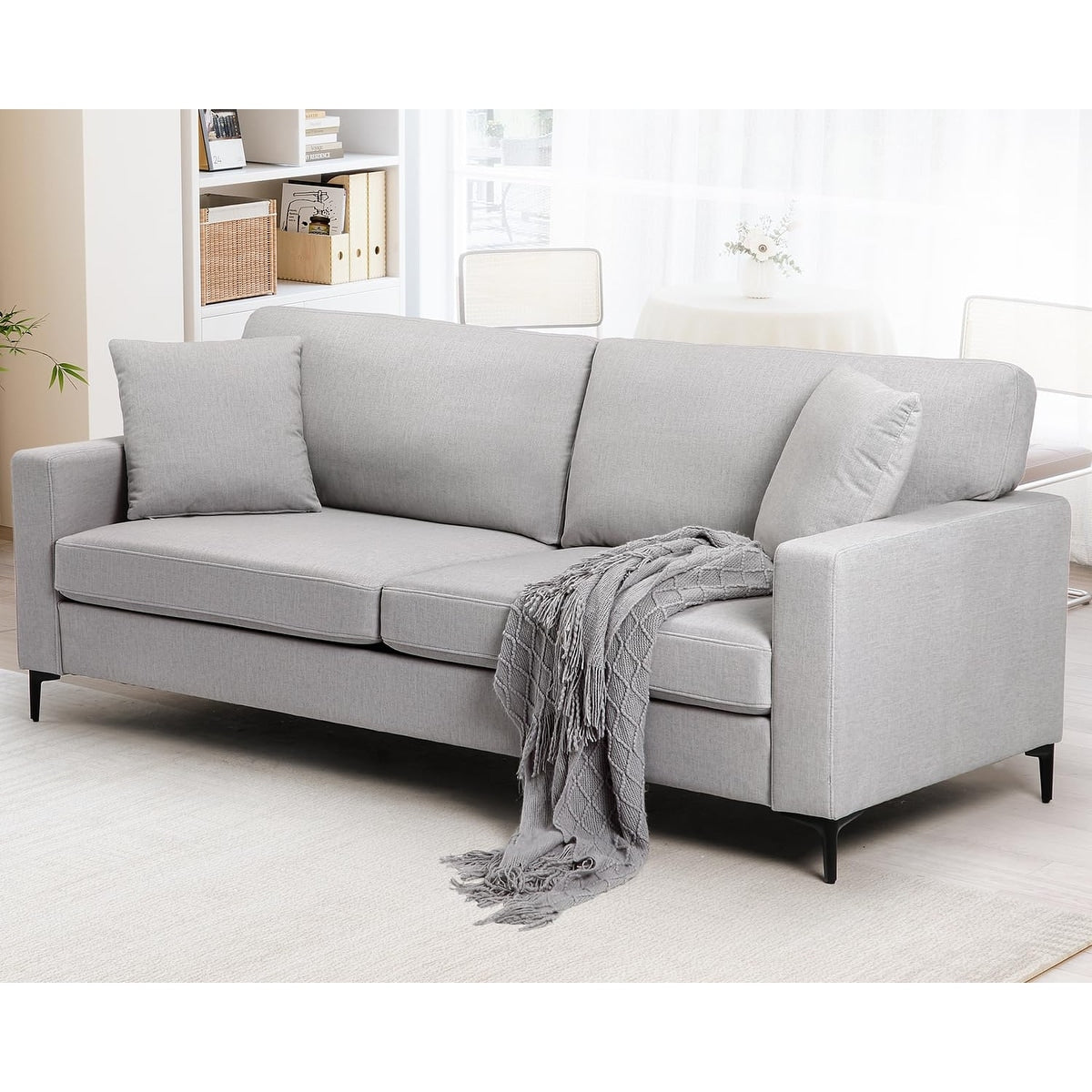 83 inch Oversized Loveseat Sofa Modern Couch with Deep Seat