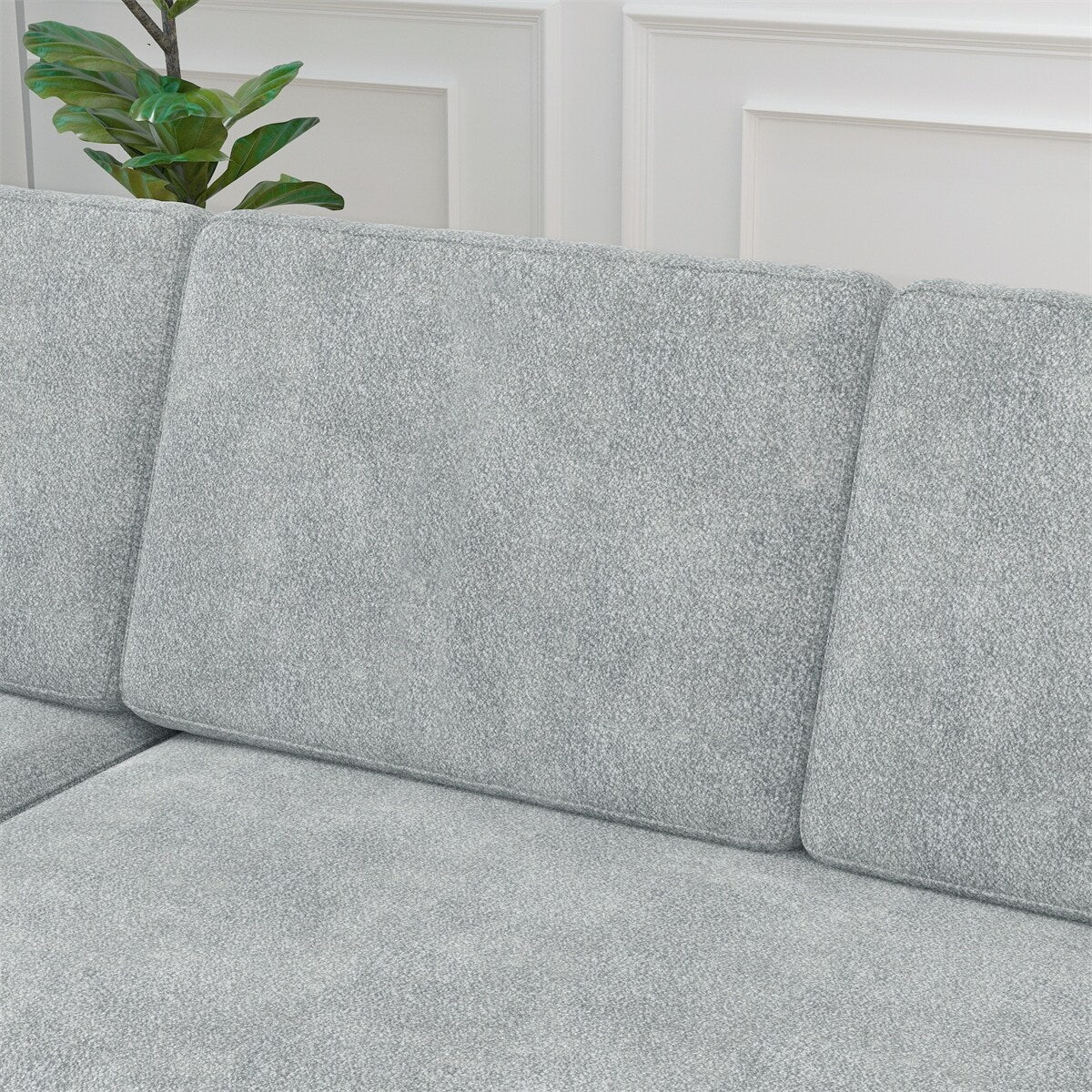 85 Inches Sofa Bed, 3 Seater Sleeper Sofa with Storage Chaise
