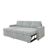 85 Inches Sofa Bed, 3 Seater Sleeper Sofa with Storage Chaise