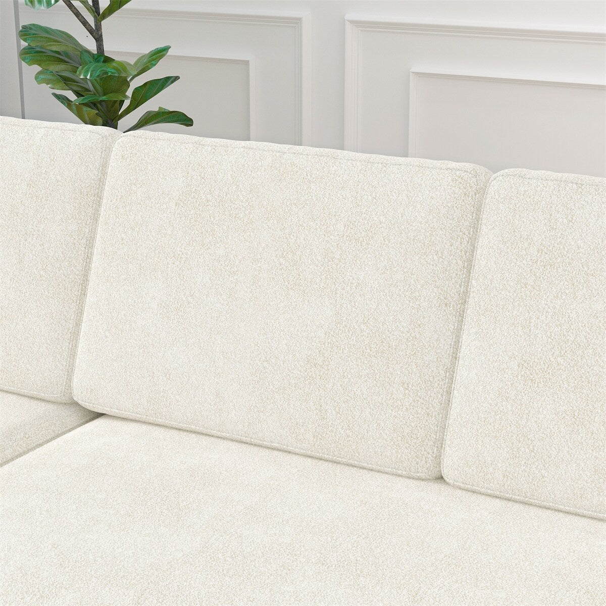 85 Inches Sofa Bed, 3 Seater Sleeper Sofa with Storage Chaise