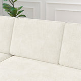 85 Inches Sofa Bed, 3 Seater Sleeper Sofa with Storage Chaise
