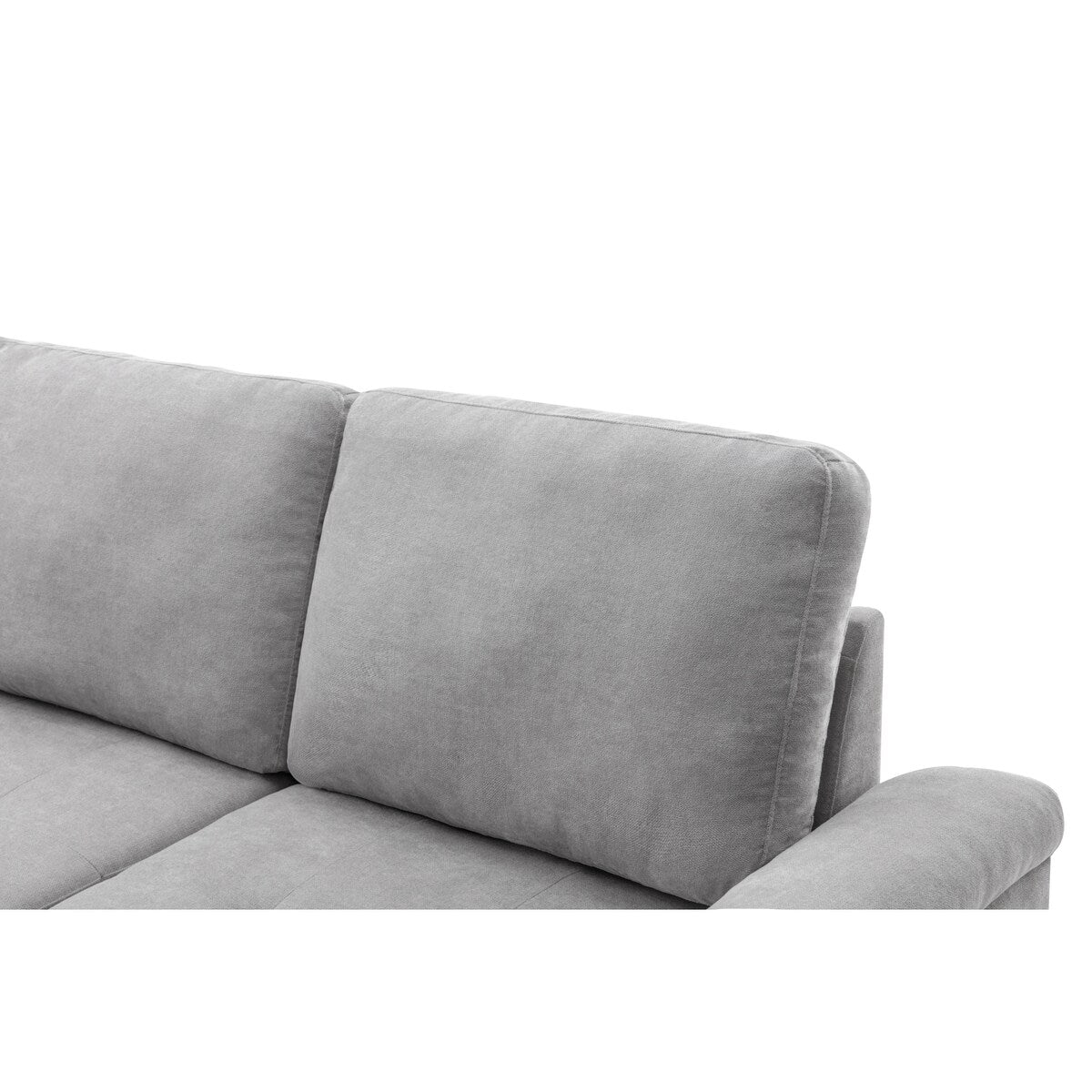 87.4-inch Black L-shaped Sleeper Sectional Sofa with Storage Ottoman, Hidden Arm Storage, and USB Charge