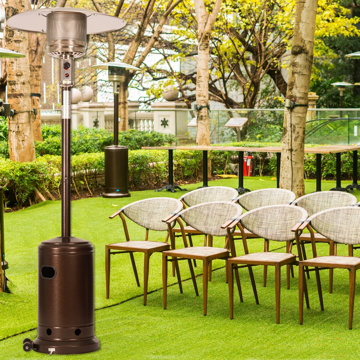88 Inches Tall Premium Standing Patio Heater