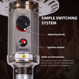 88 Inches Tall Premium Standing Patio Heater