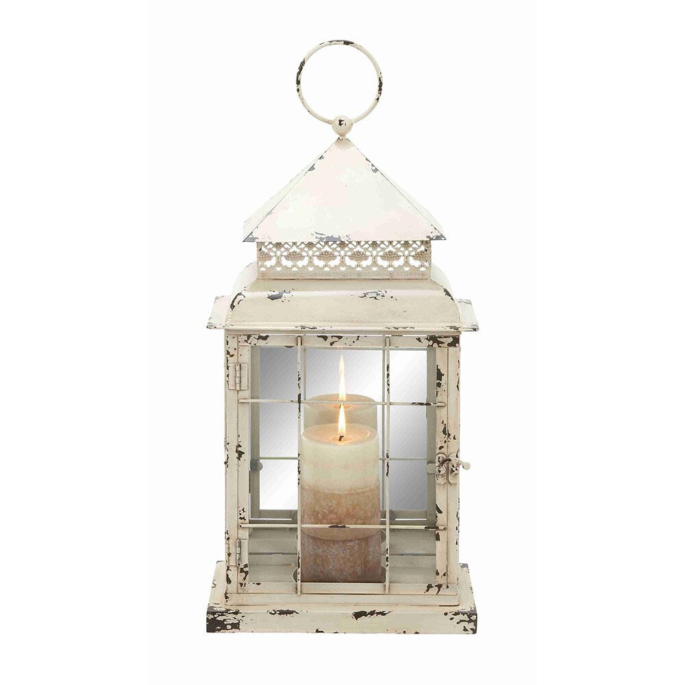 Antique Design Metal Glass Lantern