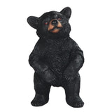 Q-Max 8"H Standing Black Baby Bear Figurine