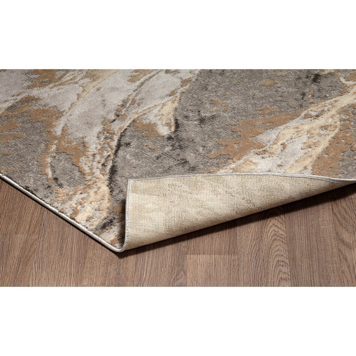 8' x 10' Modern Beige Grey Tidal Rug - Big