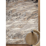 8' x 10' Modern Beige Grey Tidal Rug - Big