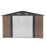 8' x 10' Outdoor Metal Storage Shed