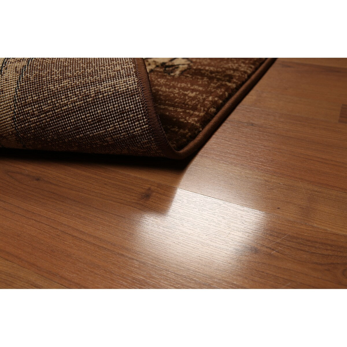 8'x11' Brown, Gray, Black, Multi Color Machine Made Polypropylene Indonesian Modern Oriental Rug - 8' x 11' - 8' x 11'
