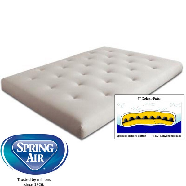 Full 6-inch Deluxe Futon Mattress