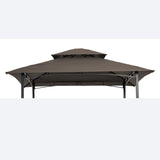 8x 5Ft Grill Gazebo Replacement Canopy Tiered BBQ Tent Roof Top Cover