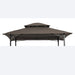 8x 5Ft Grill Gazebo Replacement Canopy Tiered BBQ Tent Roof Top Cover