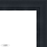 8x10 Contemporary Black Complete Wood Picture Frame with UV Acrylic, Foam Board Backing, & Hardware