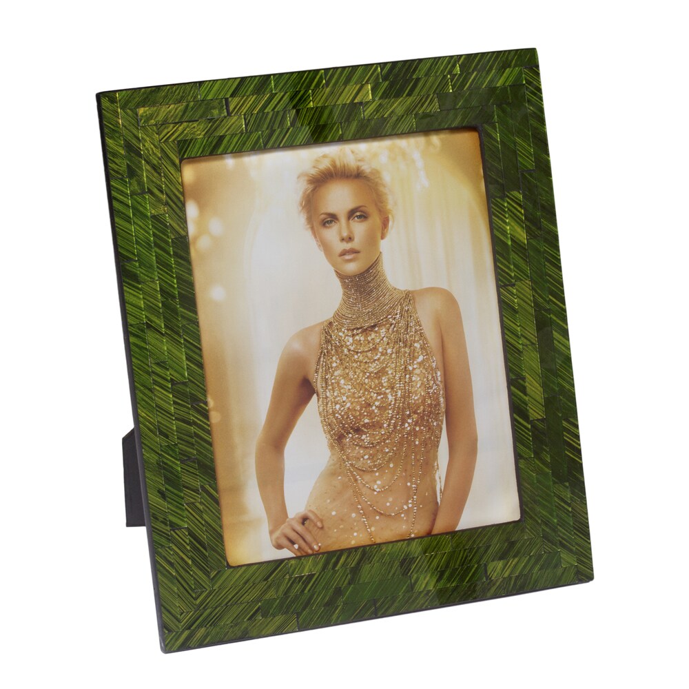 8x10 Emerald Green Mosaic Photo Frame