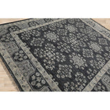 8x10 Oushak Slate Wool Oriental Rug Traditionally Hand Knotted - 8' x 10'