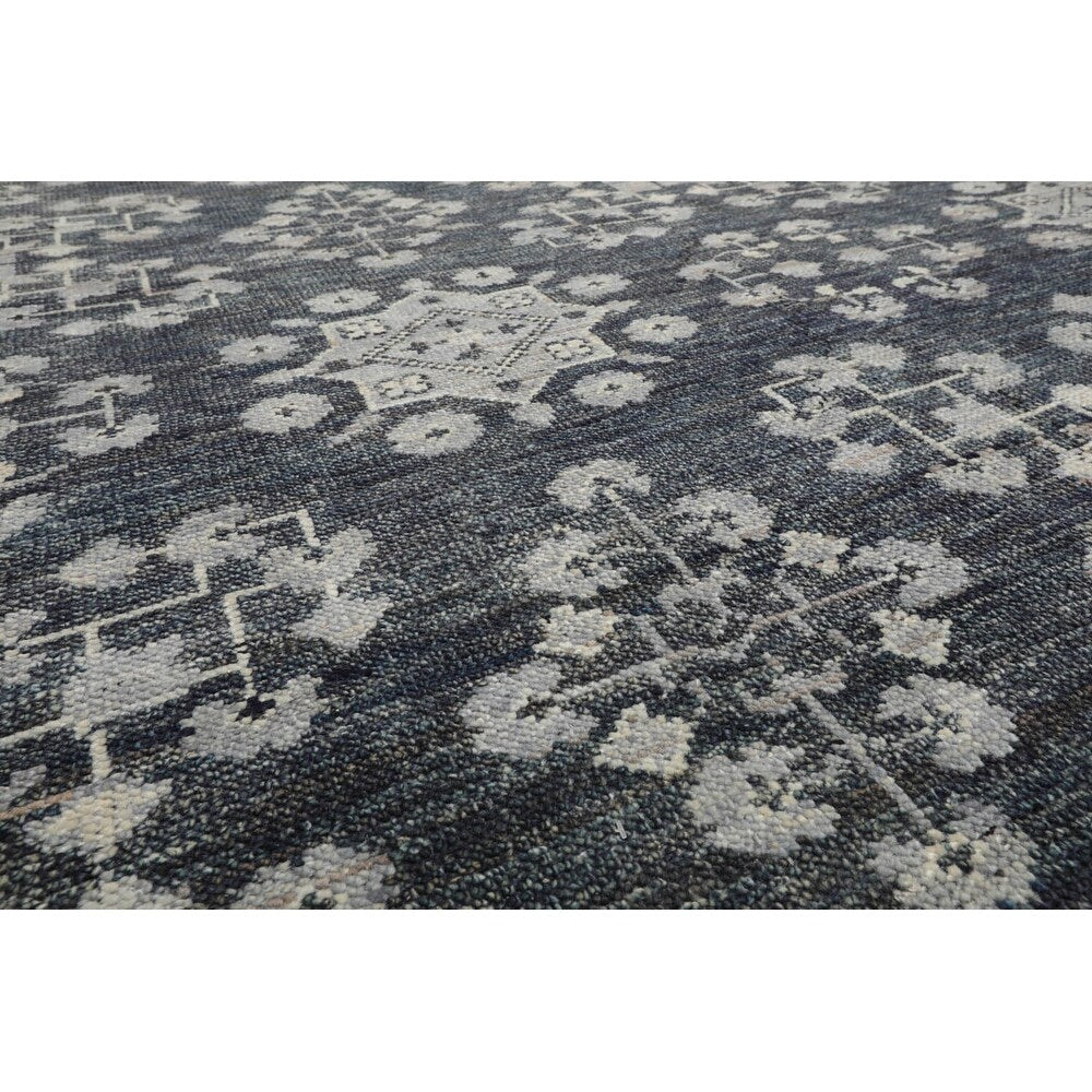 8x10 Oushak Slate Wool Oriental Rug Traditionally Hand Knotted - 8' x 10'