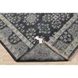 8x10 Oushak Slate Wool Oriental Rug Traditionally Hand Knotted - 8' x 10'