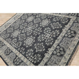 8x10 Oushak Slate Wool Oriental Rug Traditionally Hand Knotted - 8' x 10'