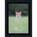 8x12 Lacquer Black Complete Wood Picture Frame with UV Acrylic, Foam Board Backing, & Hardware