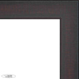 8x16 Distressed/Aged Mahogany Complete Wood Picture Frame with UV Acrylic, Foam Board Backing, & Hardware