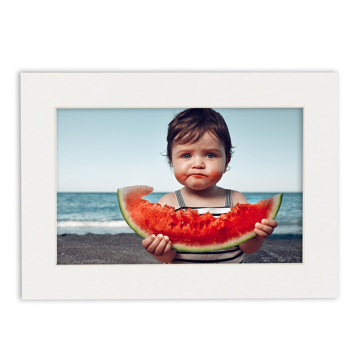 8x20 Mat Bevel Cut for 6x18 Photos - Acid Free Textured White Precut Matboard - For Pictures, Photos, Framing