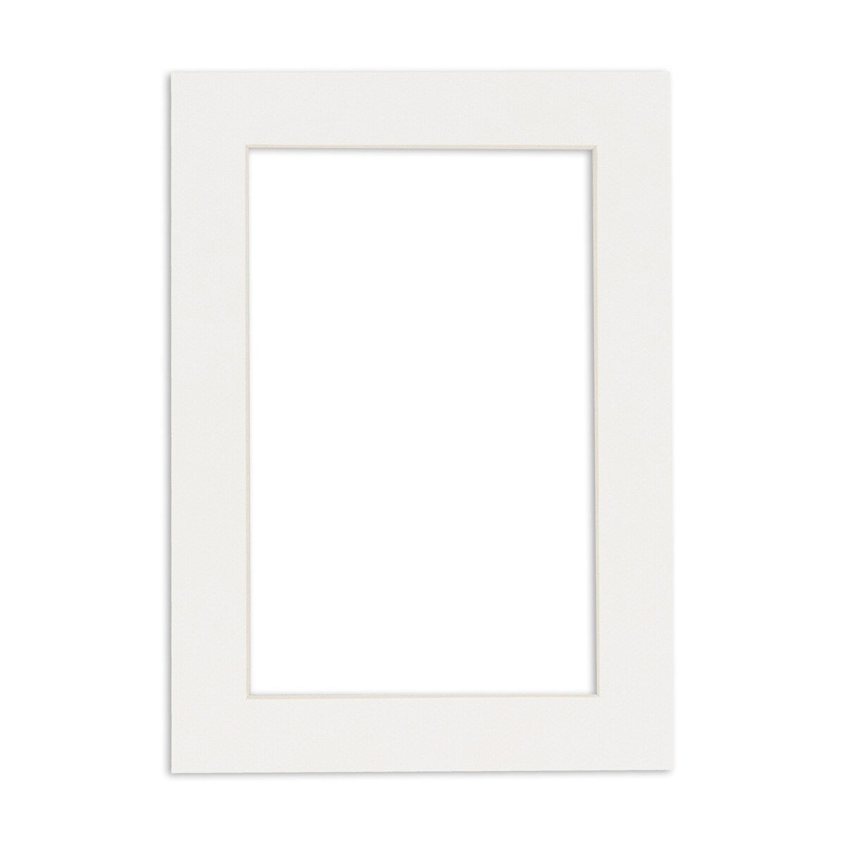 8x20 Mat Bevel Cut for 6x18 Photos - Acid Free Textured White Precut Matboard - For Pictures, Photos, Framing