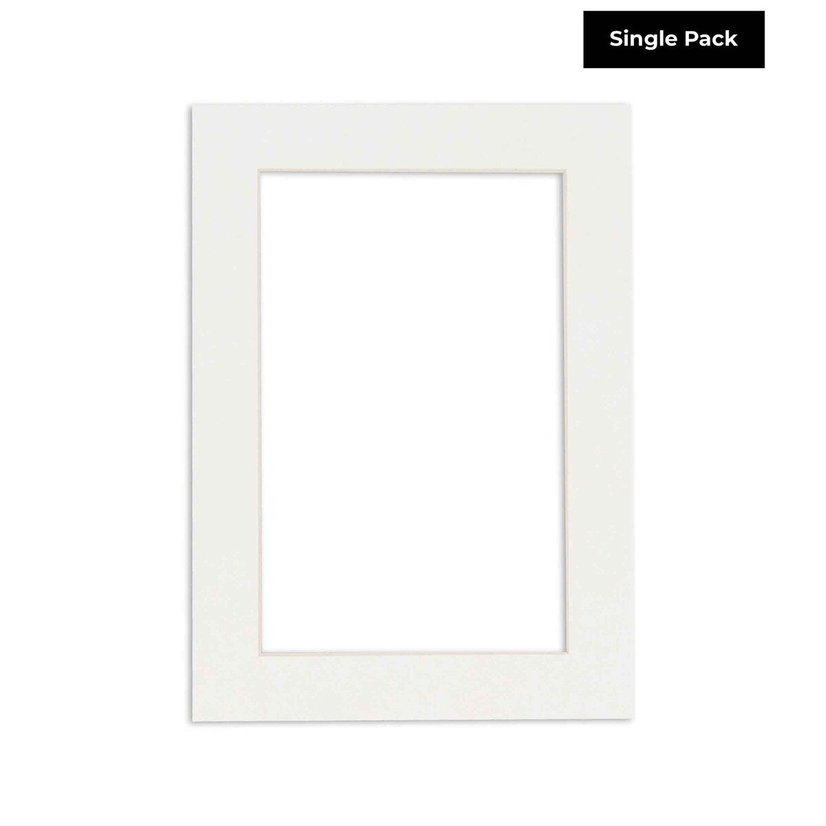 8x20 Mat Bevel Cut for 6x18 Photos - Acid Free Textured White Precut Matboard - For Pictures, Photos, Framing