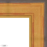 8x20 Traditional Gold Complete Wood Picture Frame with UV Acrylic, Foam Board Backing, & Hardware