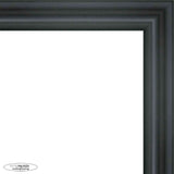 8x24 Contemporary Black Complete Wood Picture Frame with UV Acrylic, Foam Board Backing, & Hardware