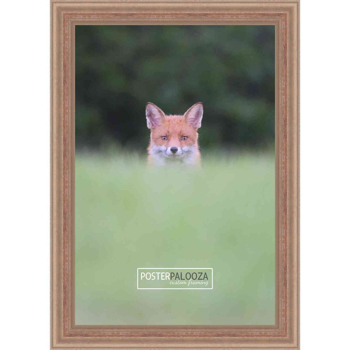 8x6 Traditional Antique Silver Complete Wood Picture Frame with UV Acrylic, Foam Board Backing, & Hardware
