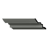 9 3/8"H x 9 5/8"P x 14 5/8"F x 96"L Domingo Crown Moulding - 1-Pack