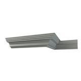 9 3/8"H x 9 5/8"P x 14 5/8"F x 96"L Domingo Crown Moulding - 1-Pack