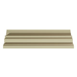 9 3/8"H x 9 5/8"P x 14 5/8"F x 96"L Domingo Crown Moulding - 1-Pack