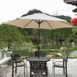 9 FT Patio Outdoor Umbrella Easy Open Adustment Weather Resistant UV Protection Water